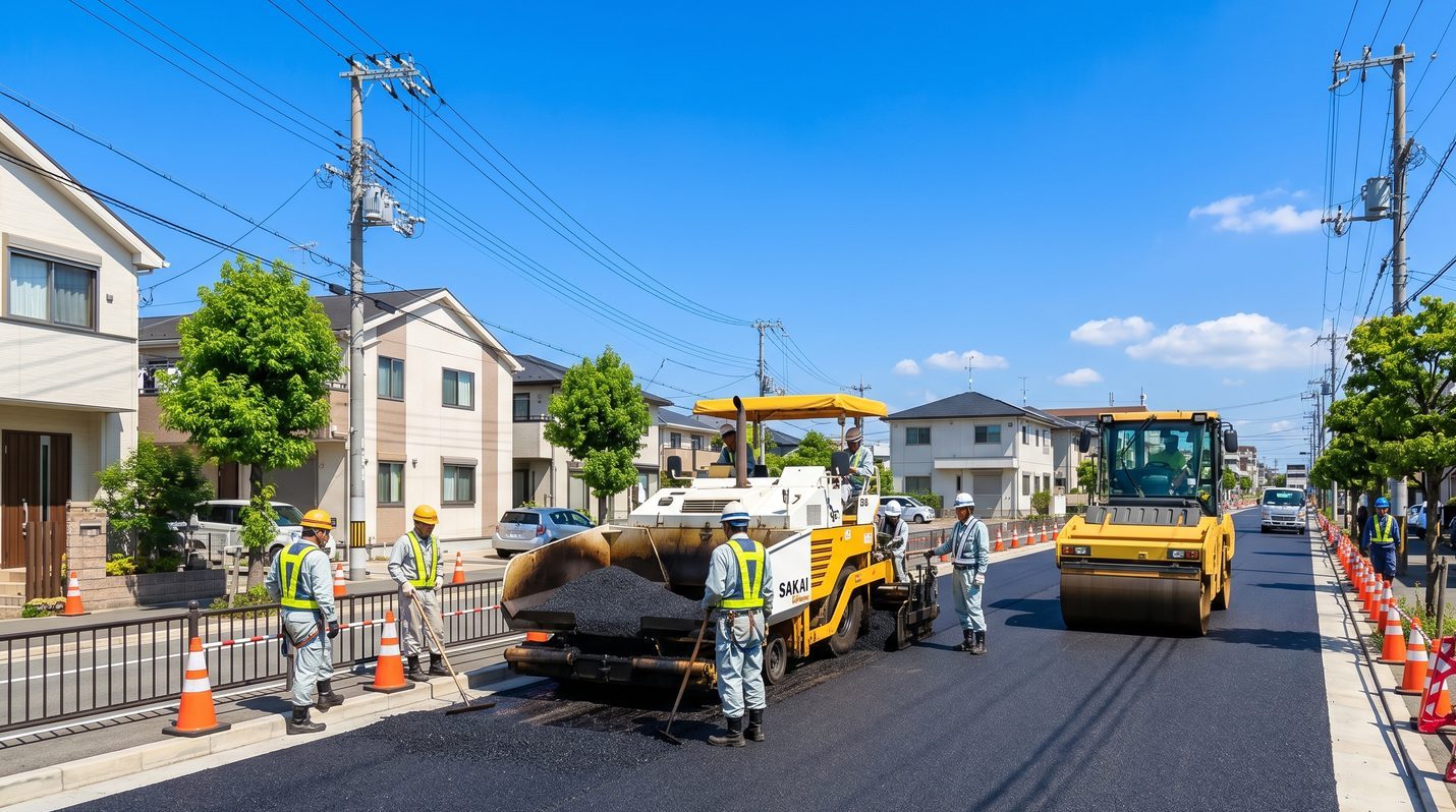 舗装・土木工事の現場